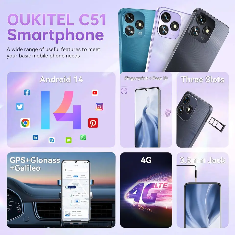 OUKITEL C51 Phone 6.8