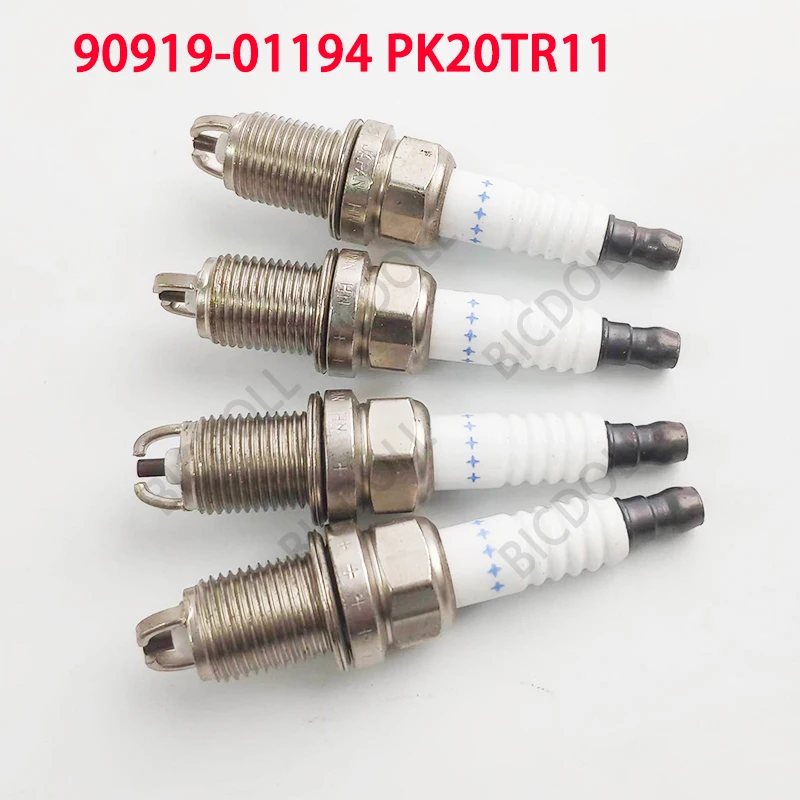 

90919-01194 PK20TR11 Spark Plug for Alfa Romeo 145 146 147 155 156 GT GTV Toyota Camry Supra Avensis 3S-FE Lexus GS 1.8L 2.0L