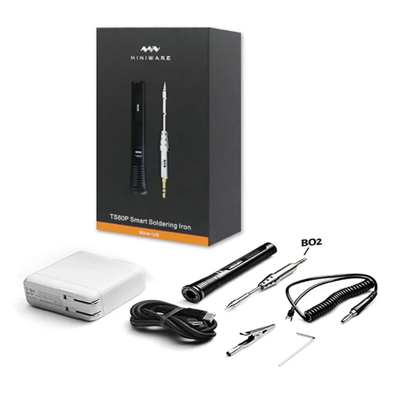 Mini Ts80 Ts80p Electronic Soldering Iron Adjustable Temperature