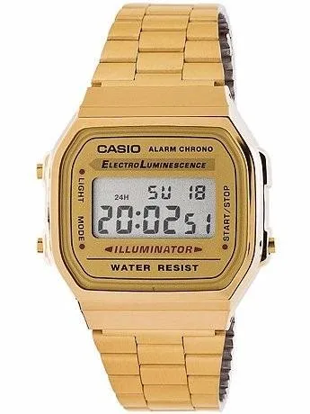 Casio Collection A168Wg-9Ef Cronografo Retrò Casio Vintage Iconic Watch