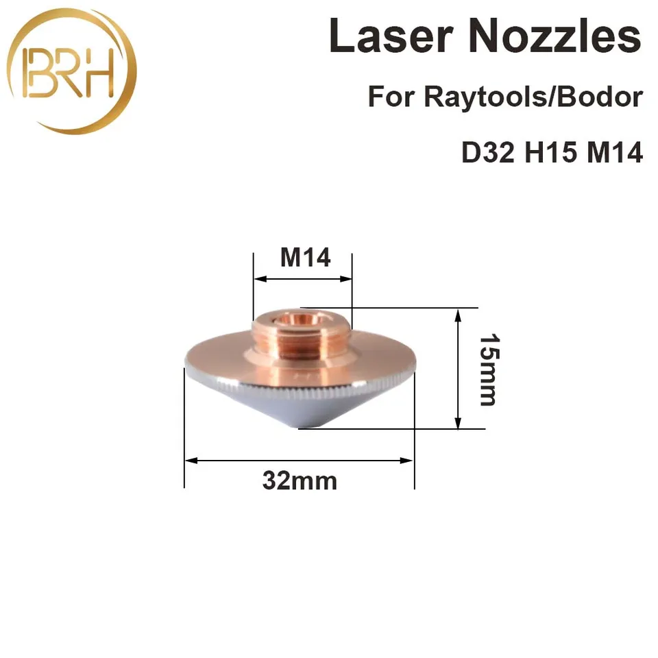 D32 Series B Type Laser Nozzles D32 H15 M14 - YUPEC Laser - Foto 12