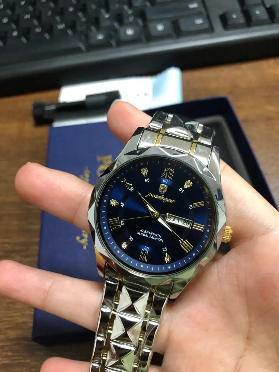 POEDAGAR Top Brand Luxury Man Wristwatch photo review