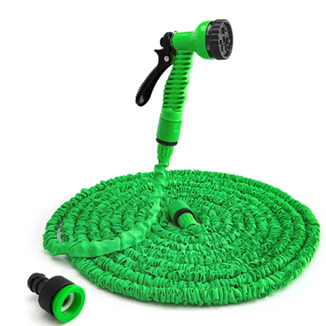 1Pc 5 Méretű Kerti Tömlő Cső 7Mode Állítható Vízpisztolyhab Nagynyomású Autómosó Virág Permetezőgép Bővíthető Öntözőszerszámok