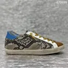Women&Men New GOLDEN Classical Shoes Designer GOOSE Sneakers Silver Glitter Leopard Real Leather Style Shoe 5