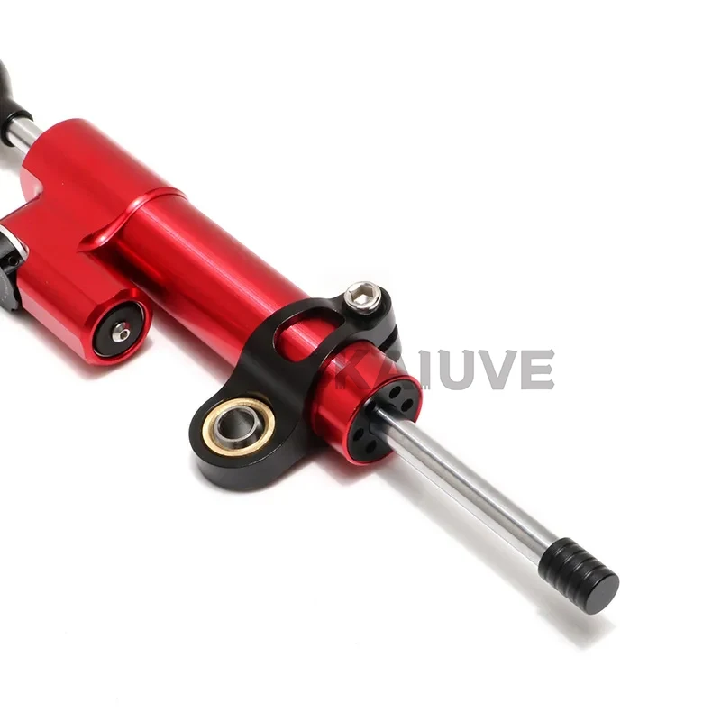 KAIUVE 255MM Universal Motorcycle Steering Damper Stabilizer for YAMAHA HONDA KAWASAKI SUZUKI DUCATI BMW and Electric Scooter