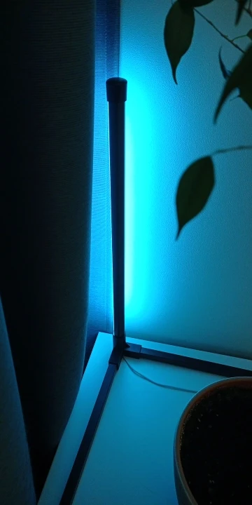 lampe de chevet Lampadaire d'angle sur pied Tuya Smart RGB LED, éclairage d'ambiance pour chambre à coucher, décoration salon nordique pour la maison lampadaire de salon luxe, lampadaire led sur pied, 150cm photo review