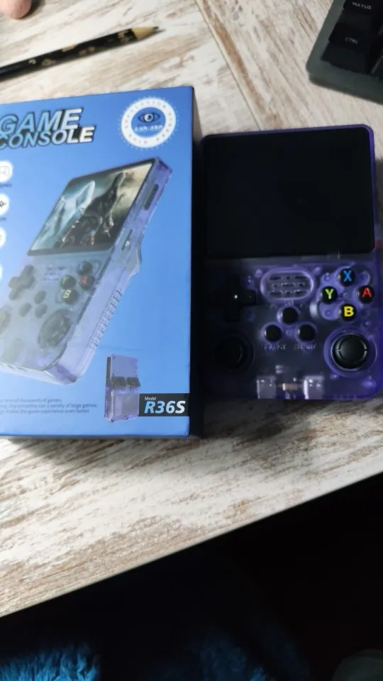 BOYHOM R36S consola de videojuegos portátil Retro sistema Linux pantalla IPS de 3,5 pulgadas R35s Pro reproductor de vídeo portátil de bolsillo juegos de 64GB photo review