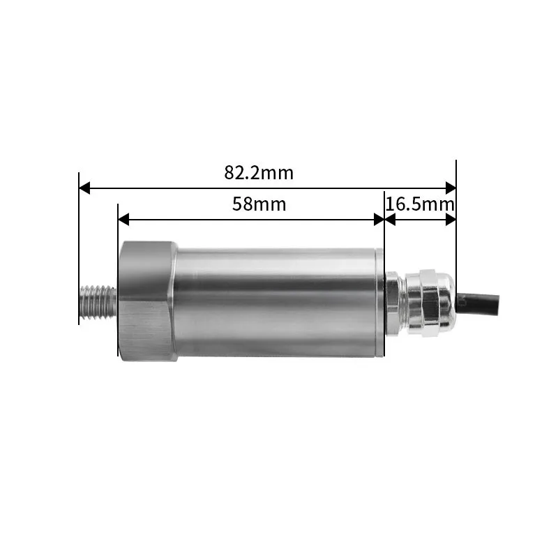 Vibration sensor frequency tester motor bearing mechanical temperature three-axis vibration detector waterproof RS485 4-20MA 5