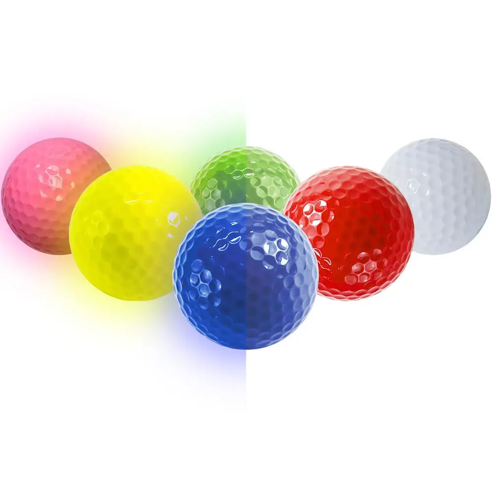 Golf Balls, Mxlfl, 1Kit, 4cm Ø, Golf or Minigolf, Synthetic Rubber/ Surlyn, Led, Multicolor.