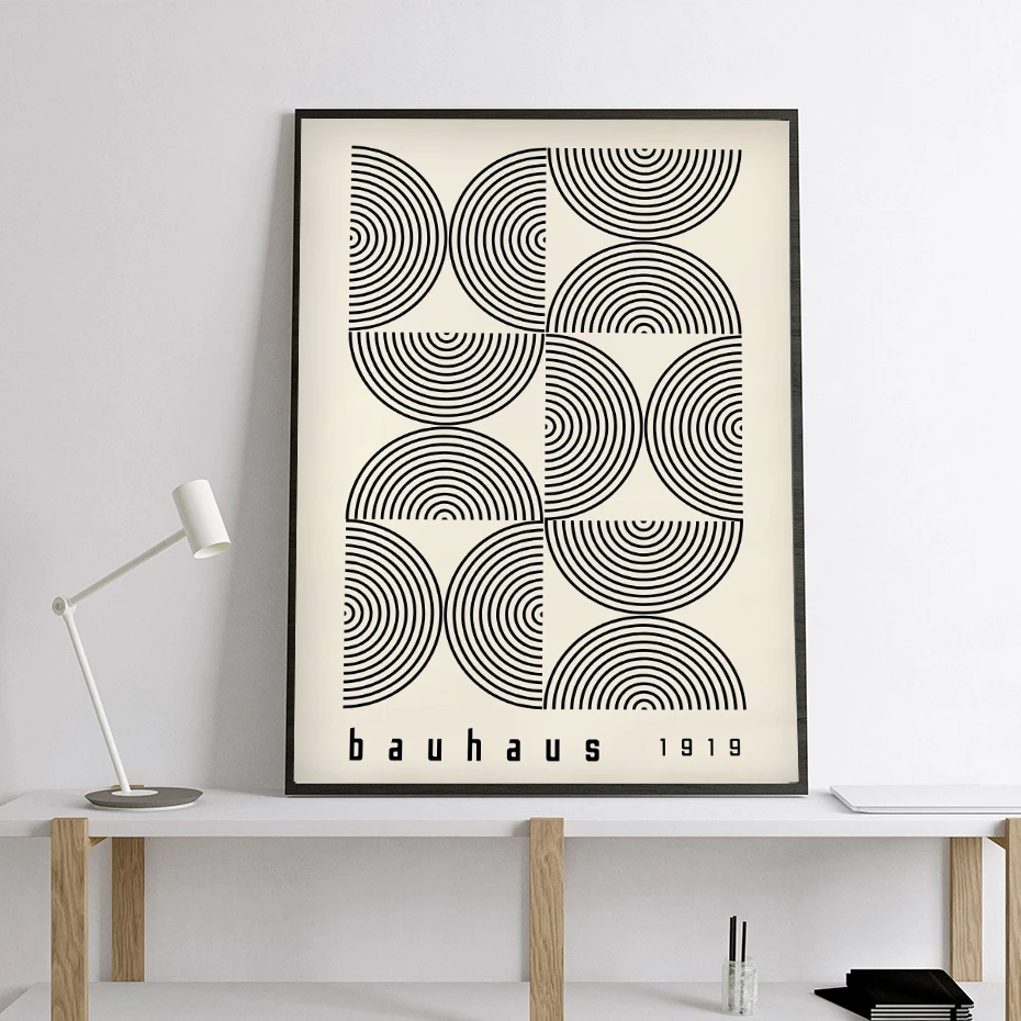 Boho Bauhaus Artwork Poster