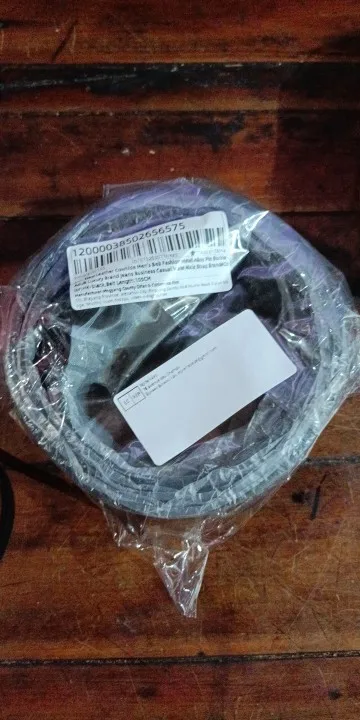 MIDNIGHT SOVEREIGN™ – Black Buckle Genuine Leather Belt photo review