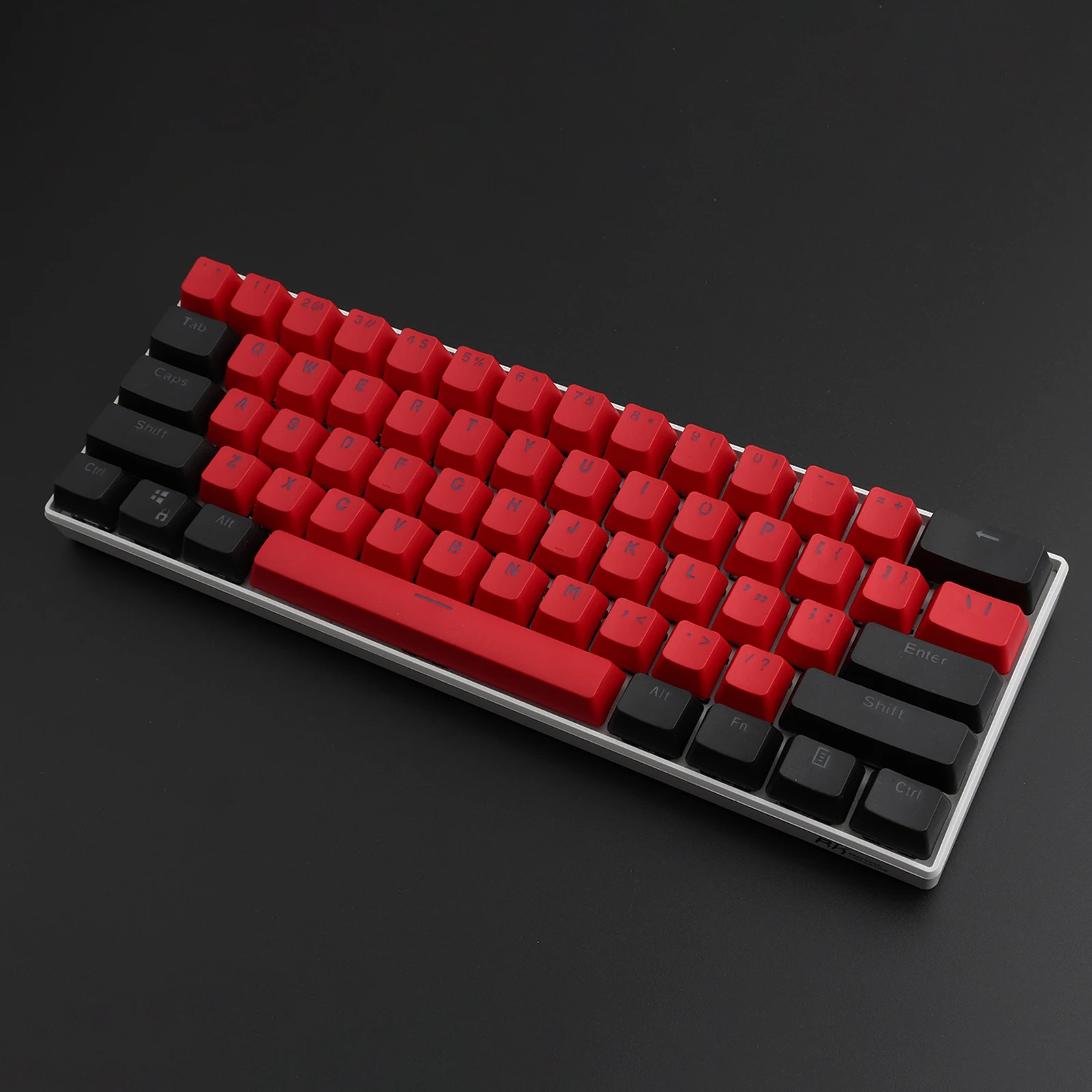 Premium Black and Red PBT Backlit Keycap Set - OEM Height