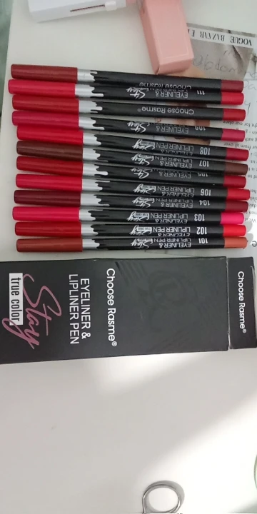 12 Color Matte Lip Liner Set photo review