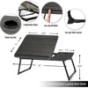Laptop Desk Bed Table Adjustable Foldable Desk Notebook Stand Reading Holder with Cup Holder for Writing/Working on Bed/Couch 6