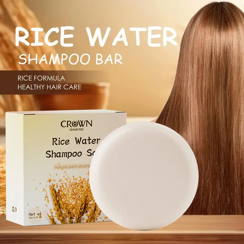 Organic Rice Water Shampoo Bar for Hair Growth