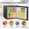 SIMZLIFE 1.6 Cu.ft Mini Fridge with Freezer, Single Door Mini Refrigerator for Home/Office/Dorm/Bar 6