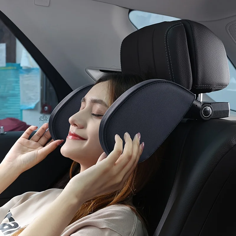 차량 헤드레스트 목베개 U자형 메모리폼 차량용 내부 측면 지지 인체공학적 측..