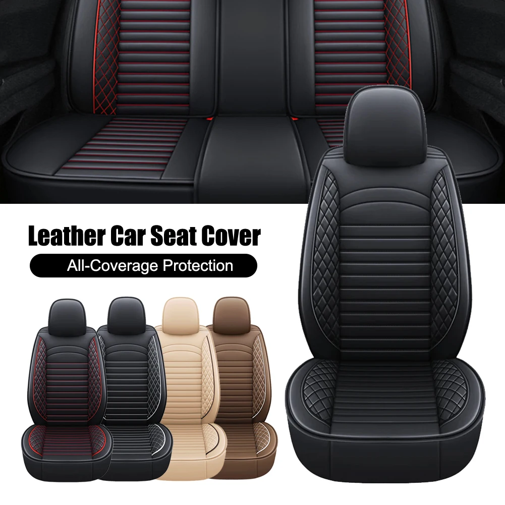 All-Season Full-Coverage Leather Car Seat Cover
