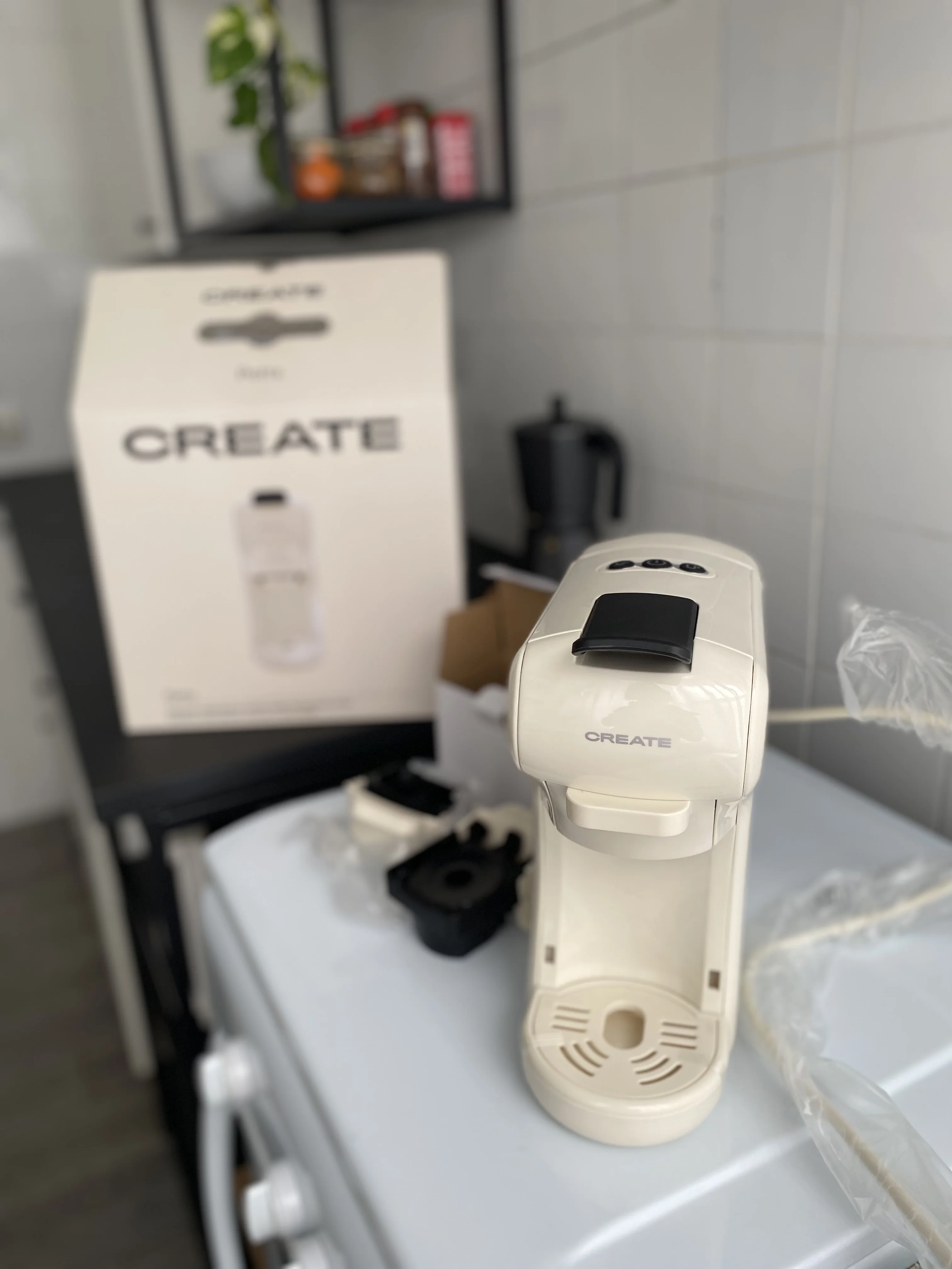 CREATE - Cafetera Multicápsula Express y Café Molido Adaptador Cápsula Dolce Gusto o Nespresso - POTTS photo review