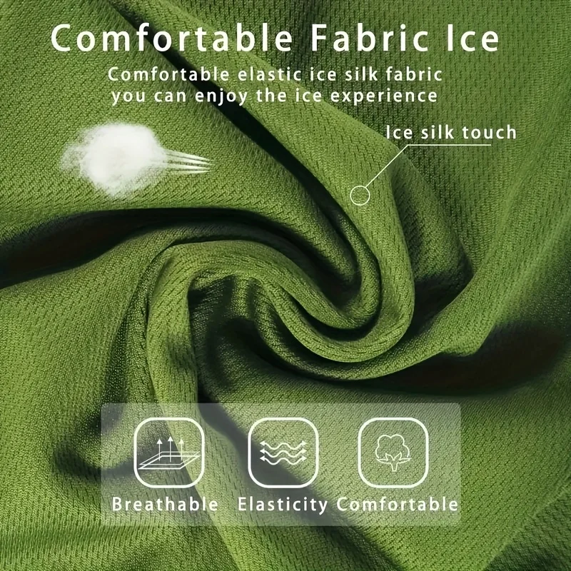 UPF50+ Face Cover Scarf Breathable Wind-proof for Fishing Hiking Cycling Men Women Fishing Hiking Outdoor Full Face Mask