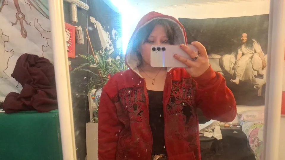 American Y2K New Hip Hop Trend Zipper Hoodie Women Street Casual Loose Joker Vintage Sweatshirt Unisex Fleece Padded Warm Hoodie photo review