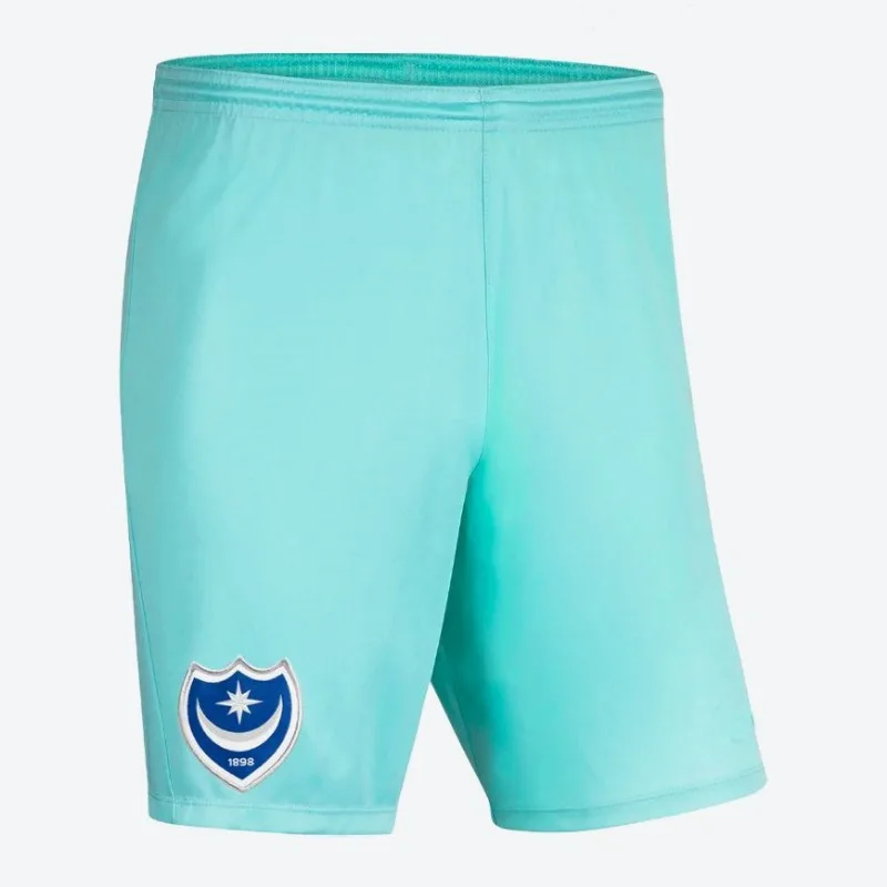 Cycling Jersey Set Men's Fashion Portsmouth Home Shirt Set Loose And Comfortable Round Neck Top Breathable Soft Shorts