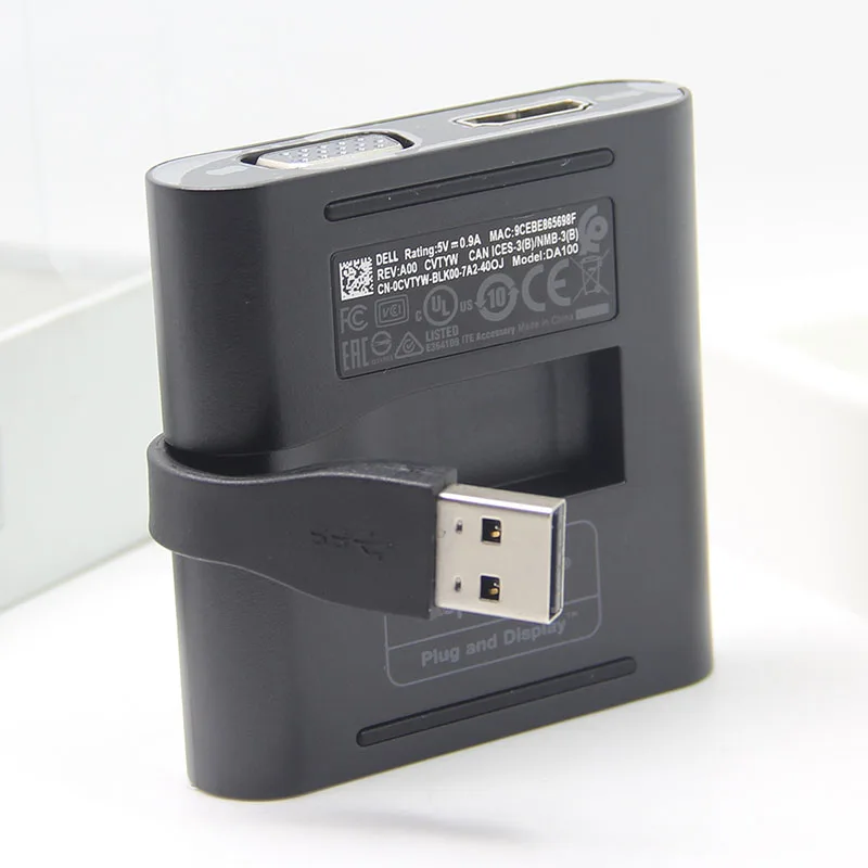 Suitable for Dell DA100 DA200 DisplayLink protocol portable docking