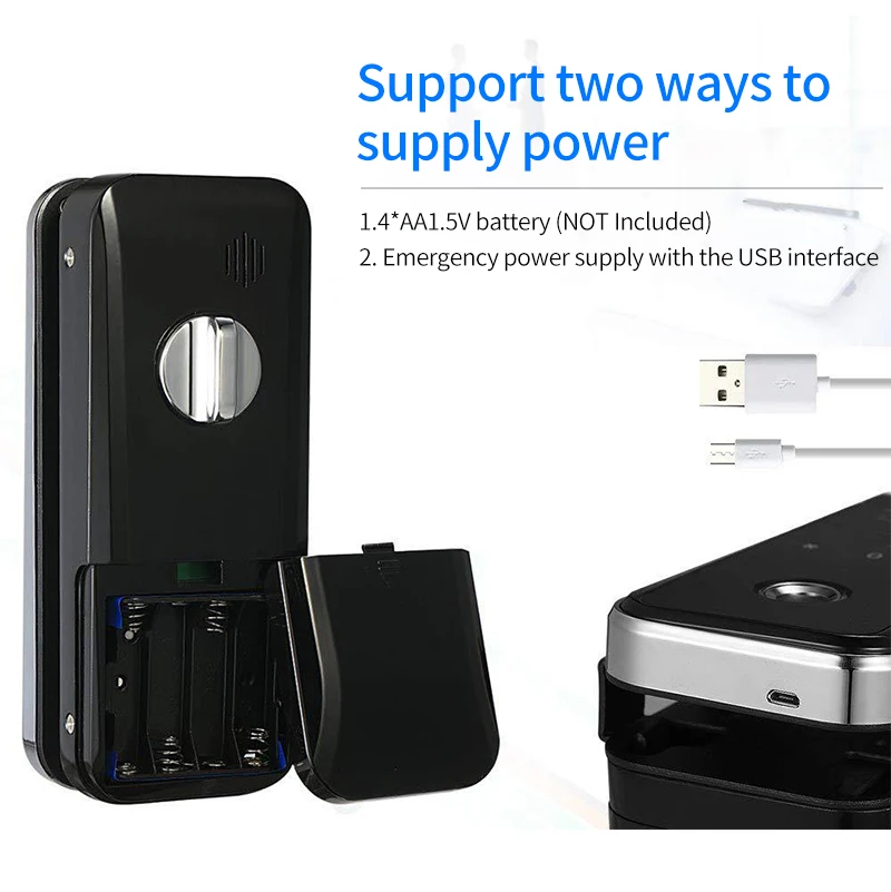 Tuya App Smart WIFI Lock Office Intelligent Fingerprint Digital Glass Door Lock