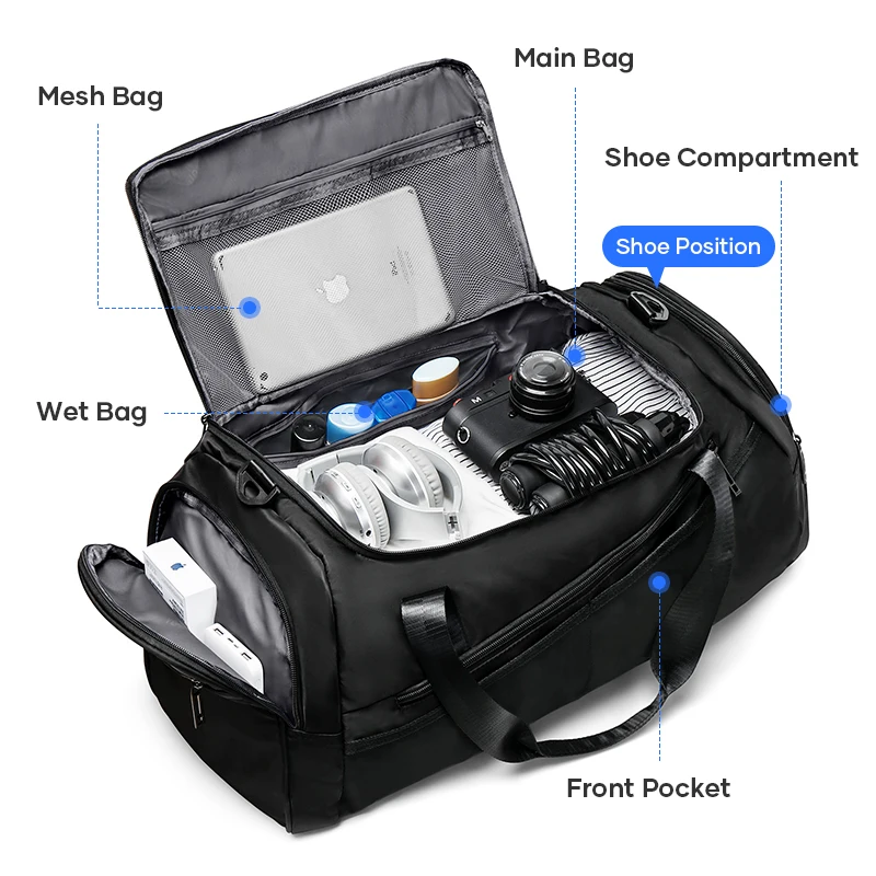 Video su Qual è Borsa da palestra sportiva a grande capacà con logo personalizzato, borsa a spalla con tasca per oggetti bagnati, scomparto per scarpe, borsa da viaggio per il fine settimana Video su Qual è Borsa da palestra sportiva a grande capacà con logo personalizzato, borsa a spalla con tasca per oggetti bagnati, scomparto per scarpe, borsa da viaggio per il fine settimana