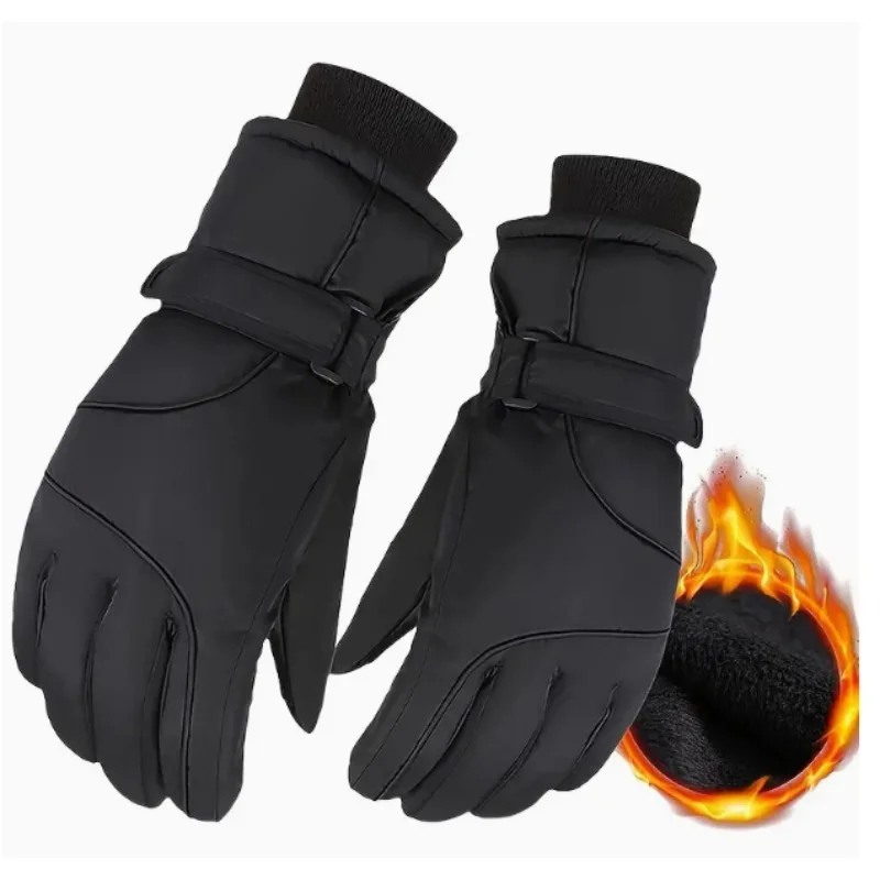 Winter Ski Gloves Warm Non-slip Touch Screen Waterproof Riding Gloves Outdoor Sports Thick Gloves  Motorcycle Snowboard Gloves