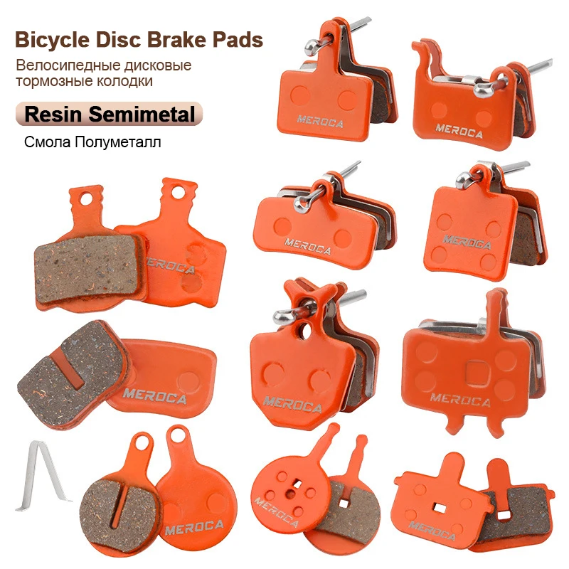 

Bicycle Brake Pads for Shimano B01S M375 M395 M446 M485 M486 M416 Deore M515 M525 MTB Bike Disc Brake Resin Semimetal Pad