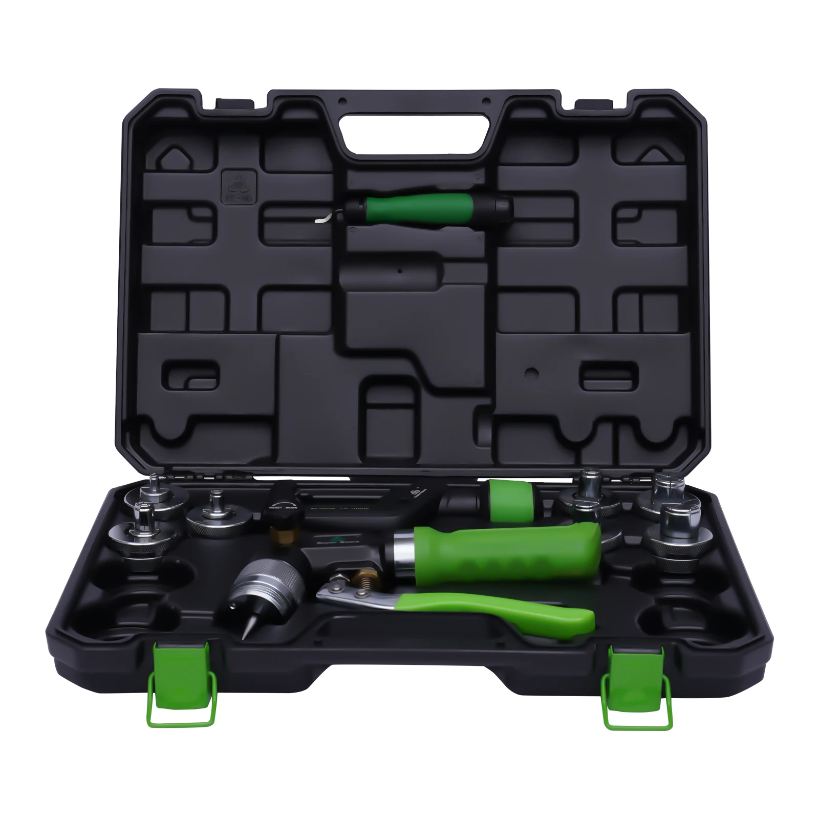 Hydraulic Expander Tube Compact Swaging Tool Kit for 3/8 to 1-1/8 Inches Copper Pipes 25kg electric welding auxiliary tools magnetics welding positioning tool electric welding holder right oblique angle multi angle fixer for welding pipes mounting bracket welding 45° 90° 135° 180° angle
