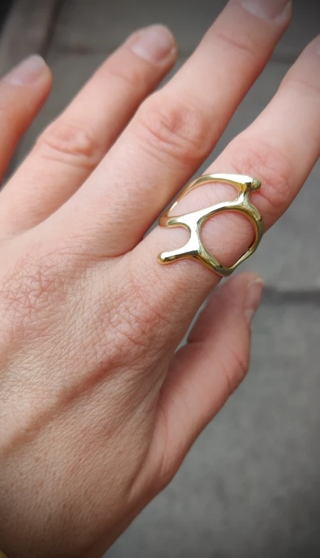 Adjustable Colorful Drip Glaze Ring photo review