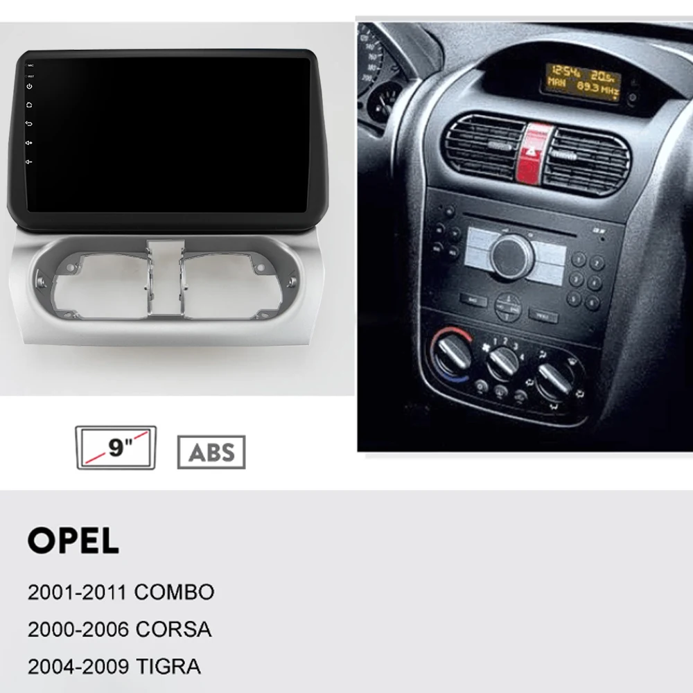 KIT Autoradio écran tactile multimédia Opel Combo 2012 à 2015