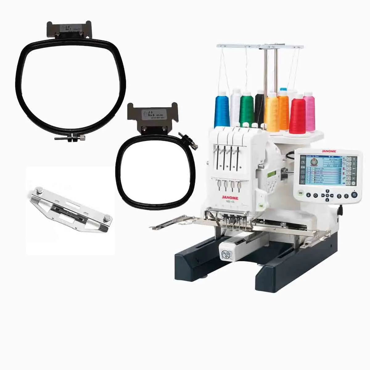 Newly Ja-nomes MB-4S Commercial 4 Needle Embroidery Machine Auto Thread Cutter NEW