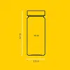 Set of 8 Glass Juice Bottles, 16 oz Capacity, Includes Caps & Labels, Ideal for Juice, Cold Brew, or Smoothie Storage. 2