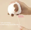 1 pc Children's toy | Drawstring wagging tail panda plush toy | Cute cat pendant toy | Suitable for holiday gifts 6