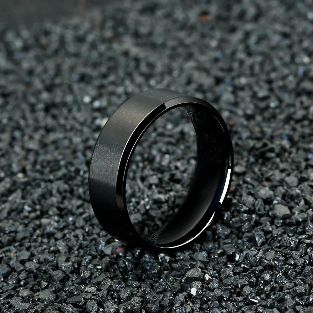 Stainless Steel Rings for Couple Men Women 6/8MM