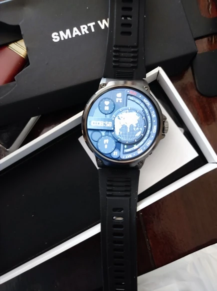🔥First order discount - only S$ 8.8, limited to 1 order per person💥AMOLED 710 Mah Big Battery 1.85Inch Ultra HD Smart Watch photo review