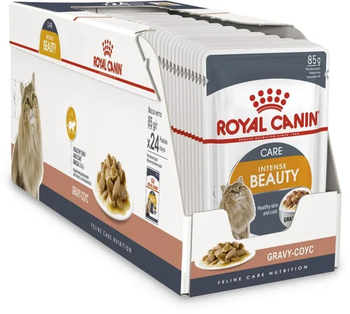 trog Polijsten Spuug uit Wet Cat Food Royal Canin Intense Beauty Maintenance Of Beauty Wool, Pieces  In Meat Sauce, 85g X 12 Pcs. - Cat Wet Food - AliExpress