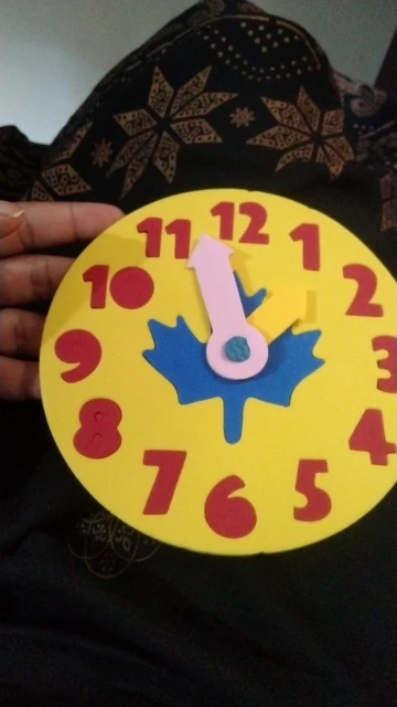 Teaching Kindergarten Manual Diy Eva Clock Early Learning Education Baby Kids Toys Montessori Teaching Aids Math Toys 20 A6d1d9f0f23554dfa8eef2218c846d4e8E
