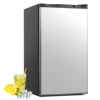 SIMZLIFE 3.2 Cu.Ft Mini Fridge with Freezer Compact Refrigerator Mini Refrigerator Adjustable Thermostat for Bedroom Dorm Office 1