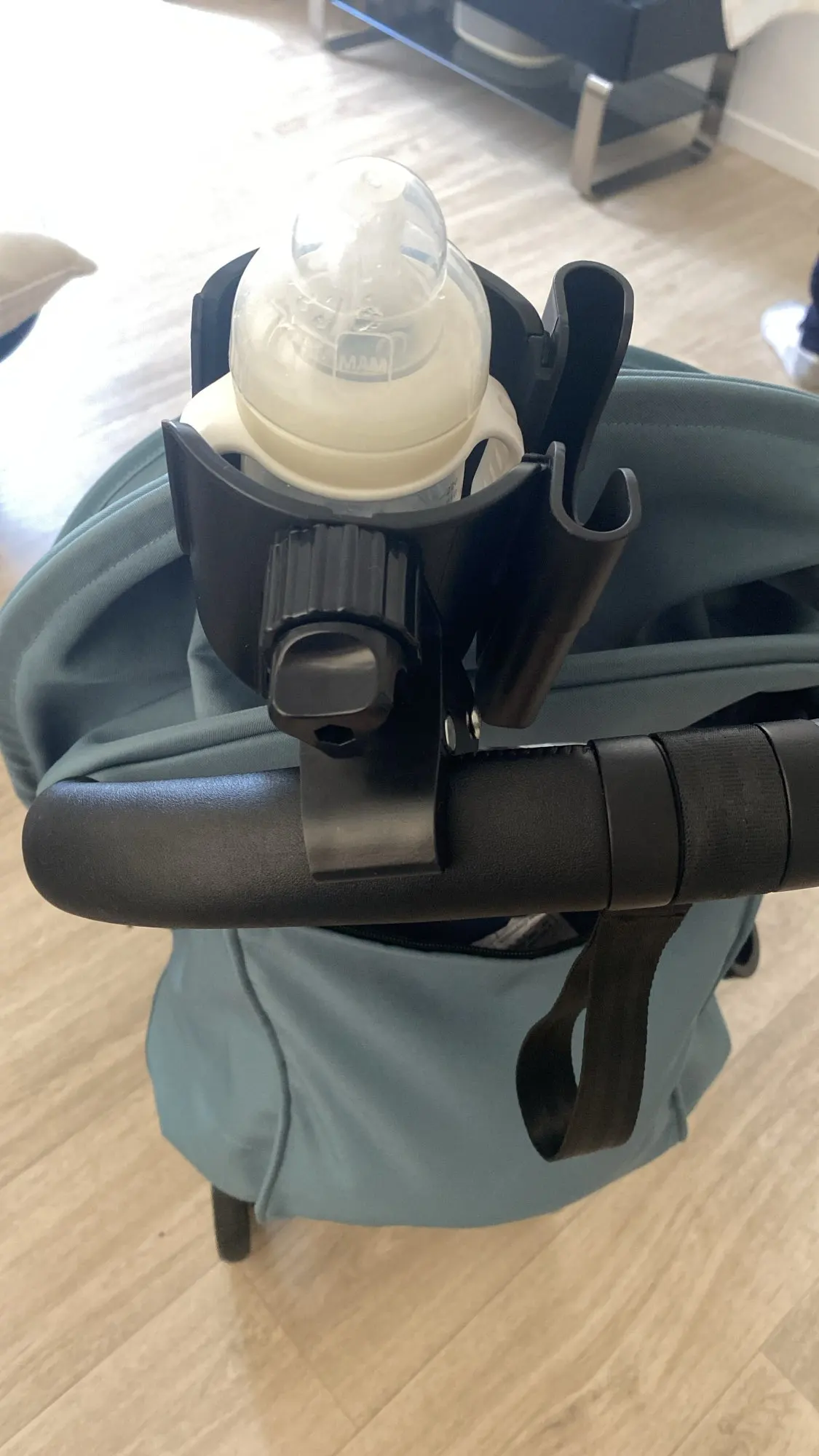 Pram Cup Holders Children's Stroller Bottle Holders Pram Bottle Holders Anti-Slip Design Pram Accessories Mobile Phone Holders photo review