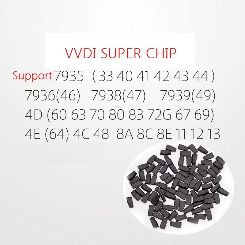 10pcs/LOT Original VVDI Super Chip XT27A66 = XT27C75 1907 to copy 46/47/48/4C/4D/4C/4E/8A/8C/8E for VVDI key tool automotive ic chip,car key transponder chip