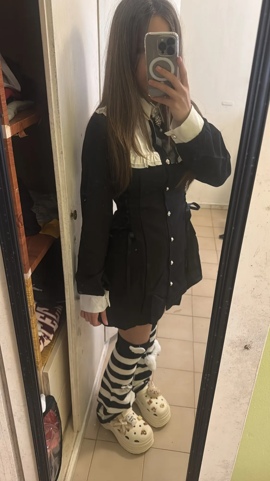 Dark Mini Dress - Girly Kei Aesthetic photo review