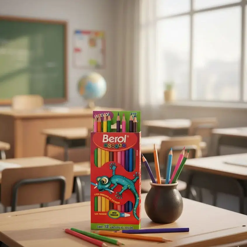 Berol Recreo Colored Pencils Pack with 12 Pieces