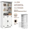 70" Tall Kitchen Pantry Cabinet,Kitchen Pantry Storage Cabinet, Large Farmhouse Wooden Storage Cabinet with 3 Adjustable Shelves 1