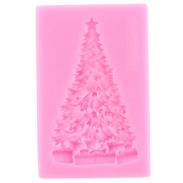 Karácsonyfa Hószilikon Penész Fenyő Kúpok Fondant Torta Díszítő Szerszámok Szarvas Csokoládé Gumpast Cukorkapenék - Image 3