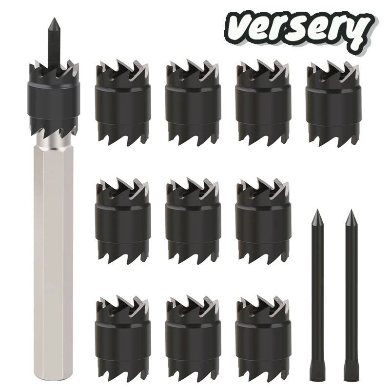 Rotary Cutter Sets Spot Drill Drill Bits 13pack 3/8 Hex Shank