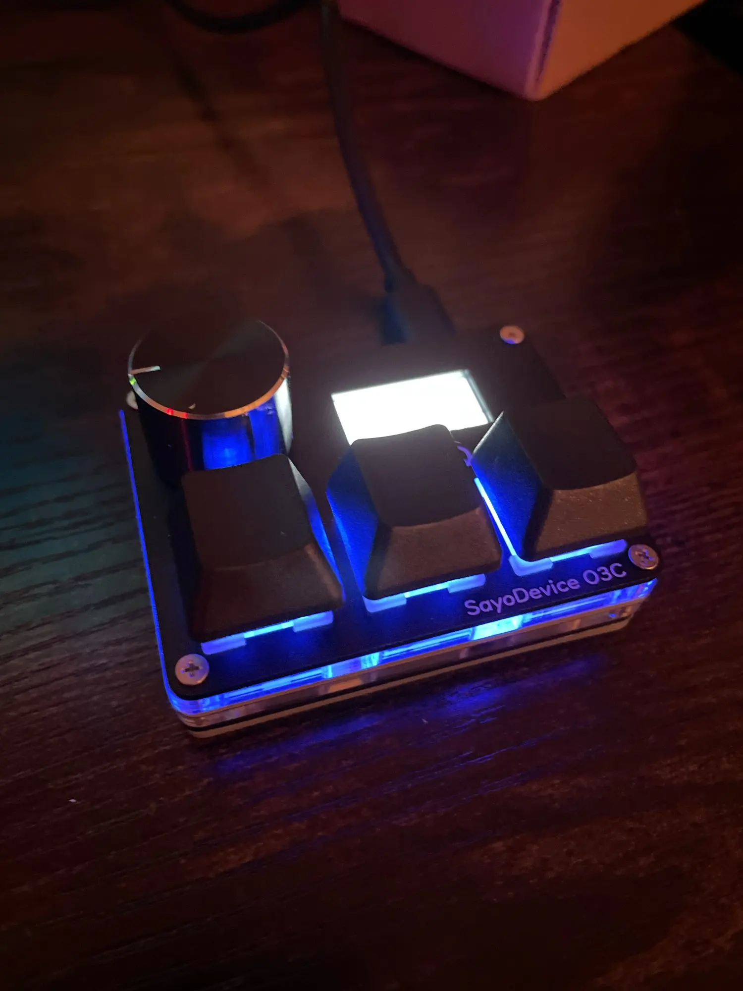 O3C Sayodevice Mini Mechanical Keyboard Pink Switch photo review